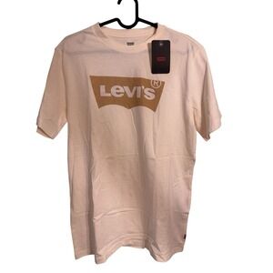 levis t-shirt men medium Cream